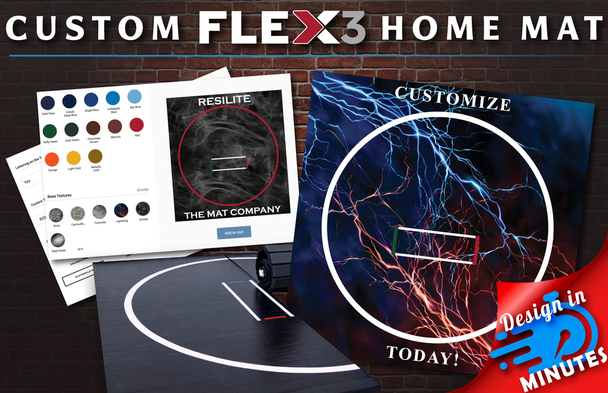 Customize Your Wrestling Mat with Resilite’s Flex3 Mat Builder