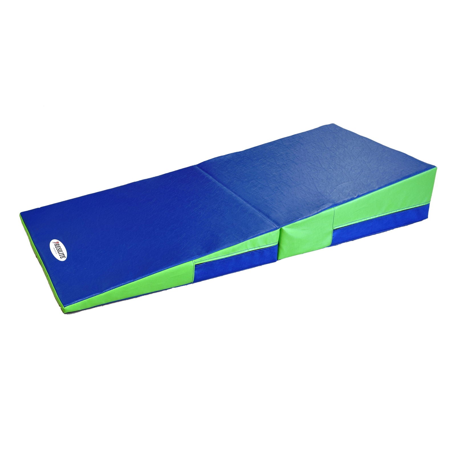 30" x 72" Home-Use Folding Gymnastics Incline Mat - GGIM3072BL - Resilite Mats