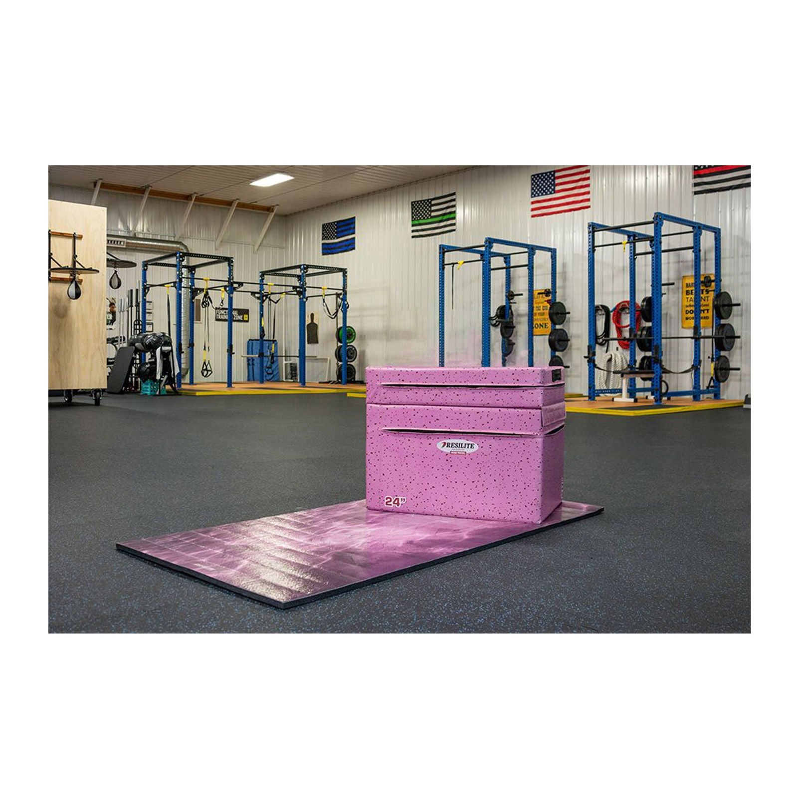 6-in-1 Plyo Box: Fitness Mat- Home Gym Package - Resilite Mats