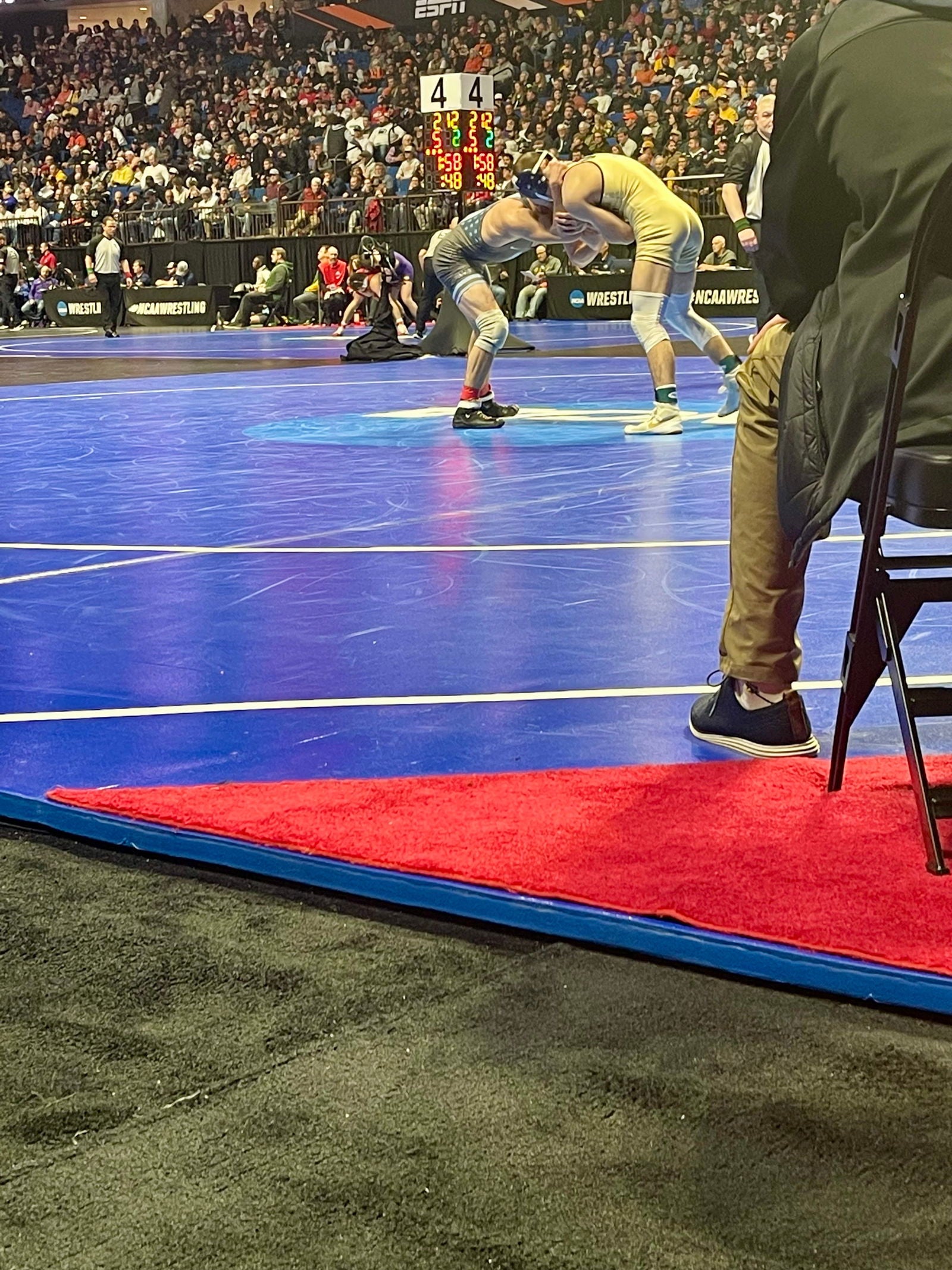 Carpet Corners - Protecting Wrestling Mats from Chair Impressions - Resilite Mats
