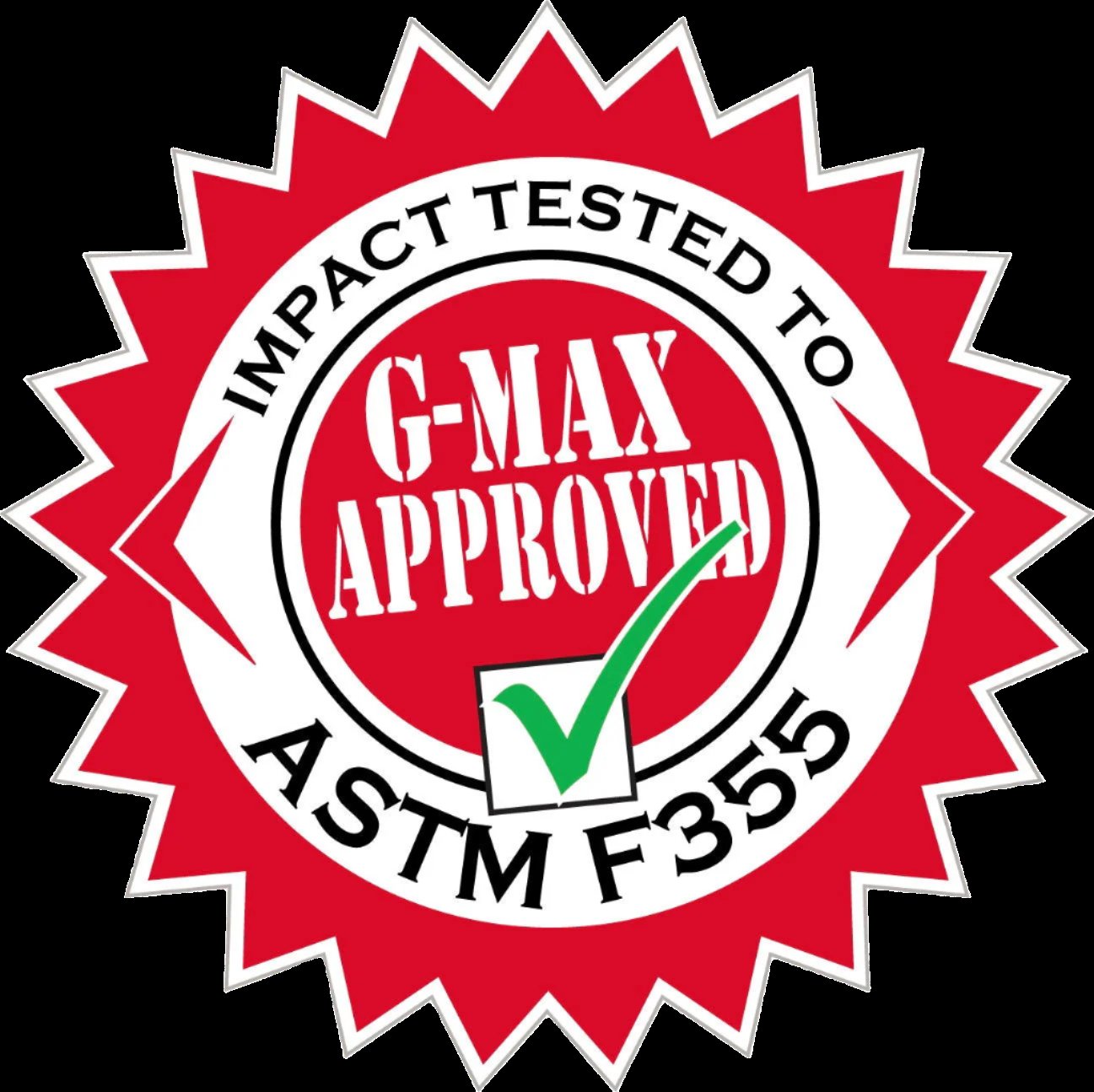 GMAX Approved - ASTM F355 Impact Test Stamp