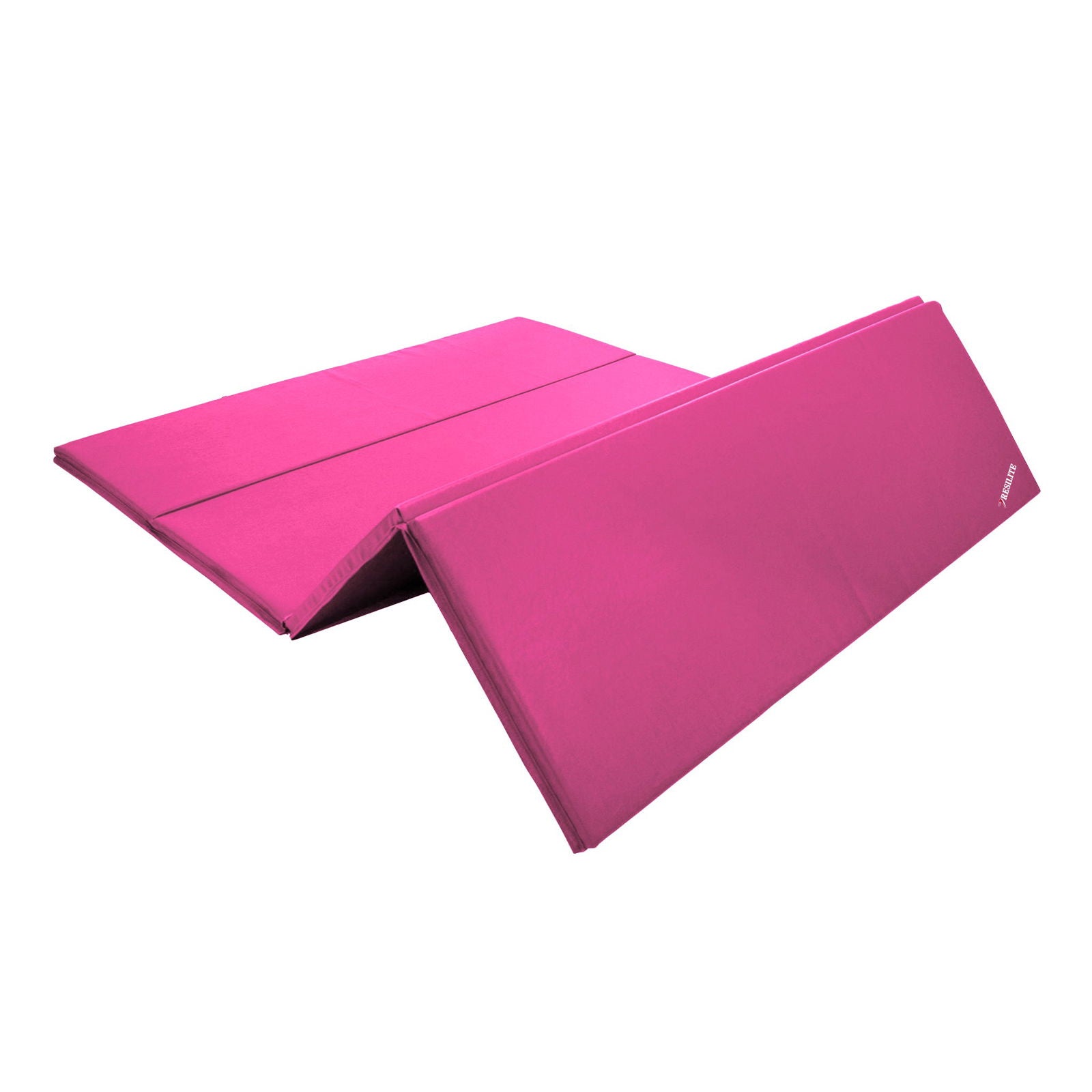 1 3/8" Senior Folding Mats, Folding Mats for Gymnastics, Pink Folding Mats, Folding Floor Mats - Resilite Mats