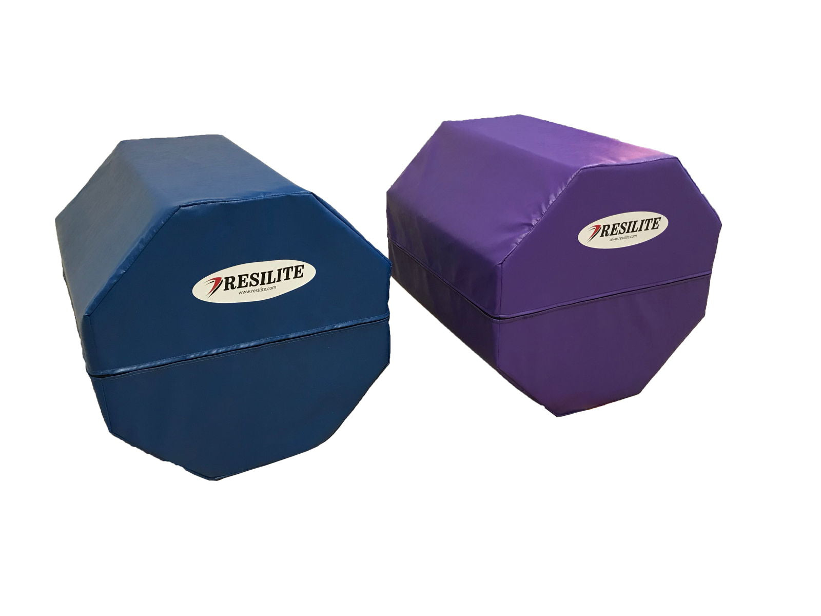 Solid Color Octagon Barrels for Gymnastics and Tumbling | Resilite - Resilite Mats