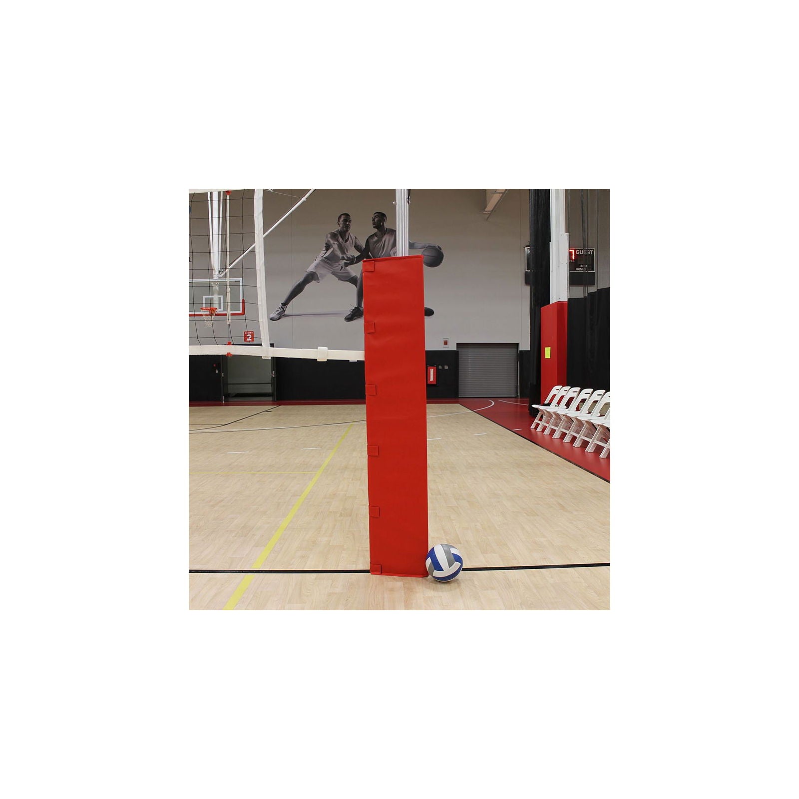 Volleyball End Post Pads - Resilite Mats